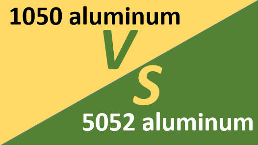 1050 contre 5052 aluminium