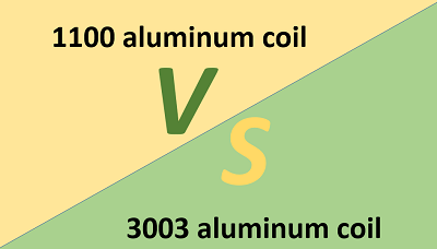 1100 bobina in alluminio vs 3003 bobina di alluminio