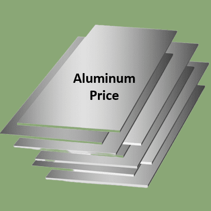 4x8 fogli di 18 prezzo dell'alluminio in pollici