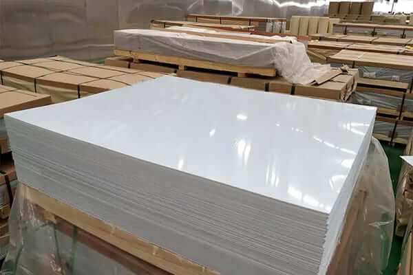 4x8 Wit aluminiumplaat