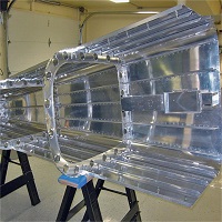 5lámina de aluminio a05 para esqueleto de piel de avión